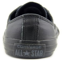 Converse All Star Deri O Unise Klasik Spor Ayakkabı Siyah Siyah - İNGİLTERE