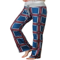 Benzersiz Pazarlık Bayan Pijama Yoga günlük pantolon Geniş Bacak Pijama dinlenme pantolonu