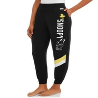 Fıstık kadın ve kadın Artı Snoopy Uyku koşucu pantolonu
