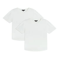 Strongside Giyim V Yaka T Shirt Erkekler için-Büyük ve Uzun Gündelik Giyim 2-pk