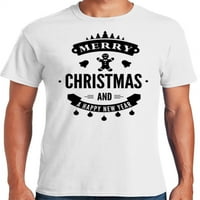 Grafik Amerika Şenlikli Tatil Noel erkek grafikli tişört Koleksiyonu