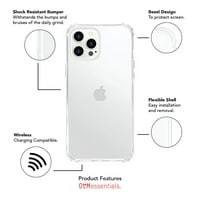 Essentials iPhone Pro Mandala Kalp Pembe ve Mor