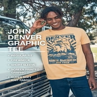 Wrangler® Erkek John Denver Grafik Tişört, Beden S-3XL
