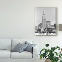 Ticari Marka Güzel Sanatlar 'NYC Skyline IV' Jeff Pica'dan Tuval Sanatı