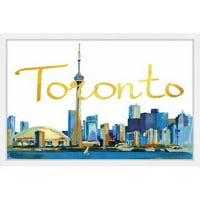 Toronto Skyline Çerçeveli Resim Baskısı
