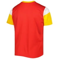 Gençlik Kırmızı Kansas City Chiefs Kask T-Shirt