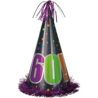 13 Jumbo Doğum Günü Tezahüratı 60. Doğum Günü Partisi Şapkası